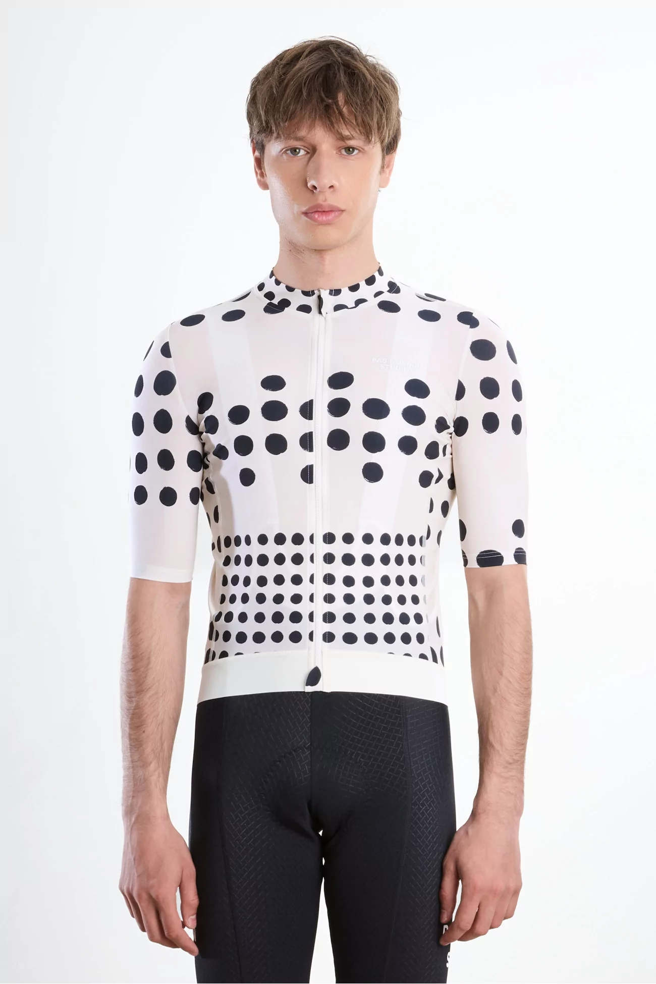 Essential Cycling Jersey – Dot Off White | Centre Commercial